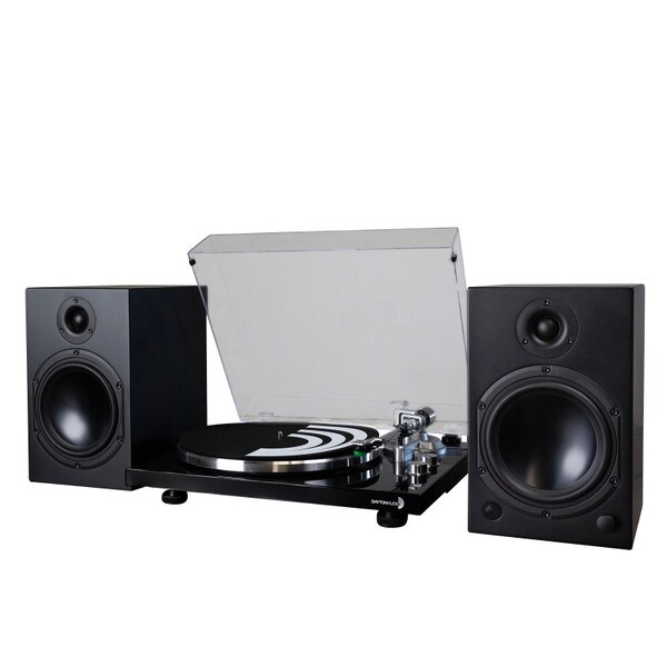 Main product image for Dayton Audio M6 Powered Monitor and Turntable Bundle Black300-3664